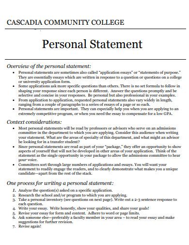 😝 College Application Personal Statement Examples Ucas Personal