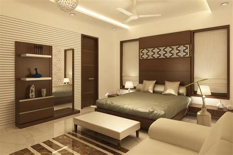 The choice of light colors for. Master Bedroom Design - JS Engineering