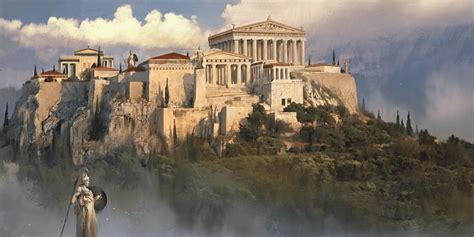 Acropolis In Athens Artists Impression In 2020 Acropolis