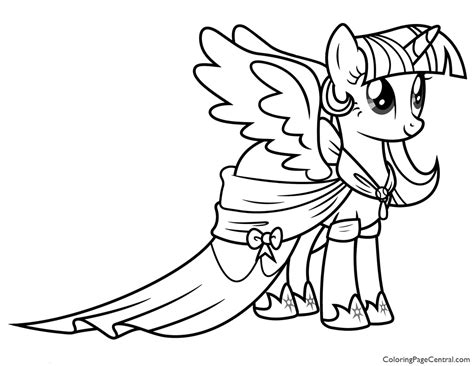 45 my little pony princess cadence coloring pages to print and color. My Little Pony - Princess Twilight Sparkle 02 Coloring ...