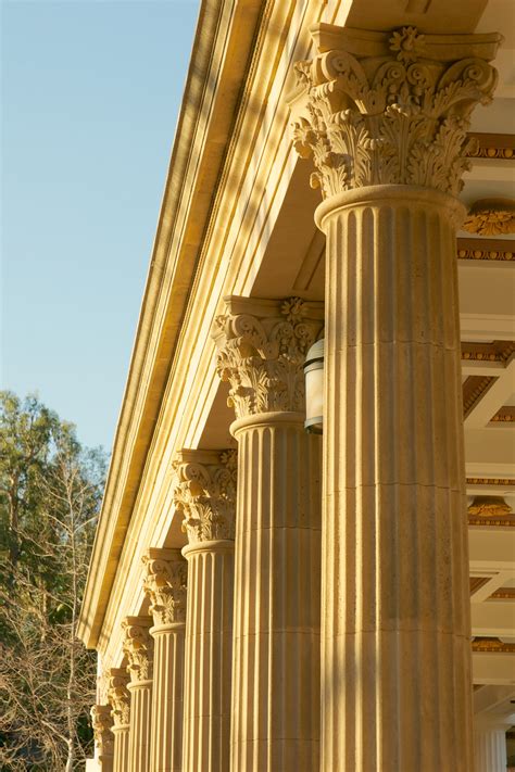 Line Of Corinthian Columns Free Stock Photo Public Domain Pictures