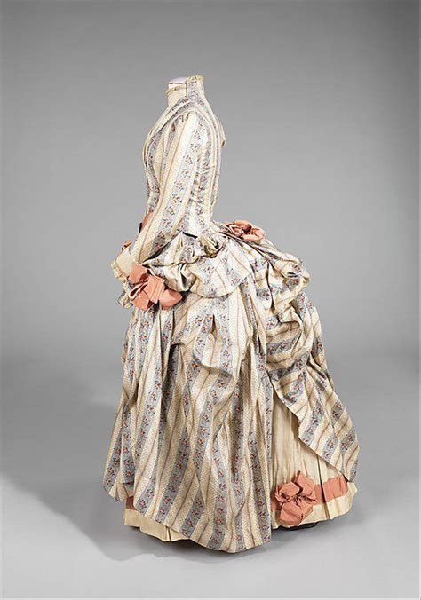 1888 Worth Bustle Gown 1880s Fashion Edwardian Fashion Vintage