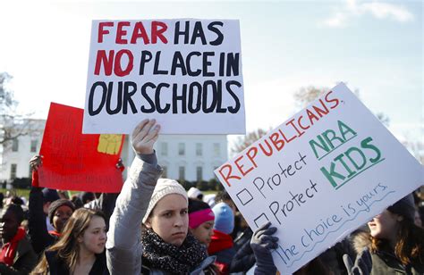 Enough National School Walkout Student Signs And Slogans From Protests