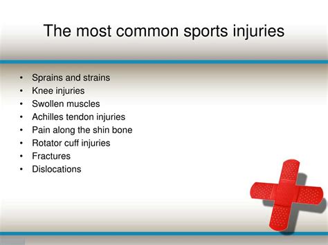 Ppt Ppt On Sport Injuries Powerpoint Presentation Free Download Id