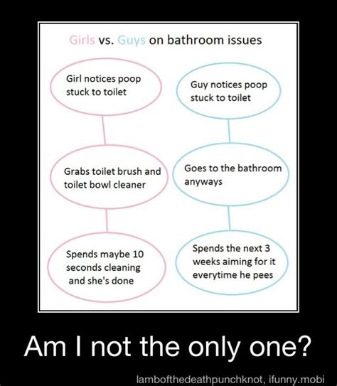 So True Bathroom Quotes Funny Bathroom Issues Boys Vs Girls
