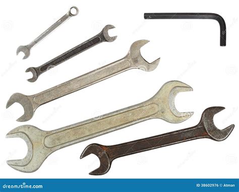 Set Of Wrenches Stock Photo Image Of Wrench Tool Spanners 38602976