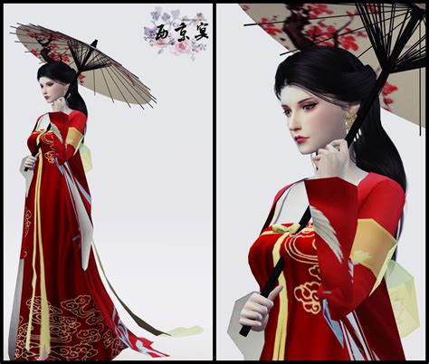 Traditional Japanese Outfits For Sims 4