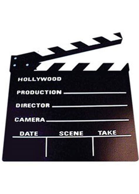 Large Hollywood Clapperboard