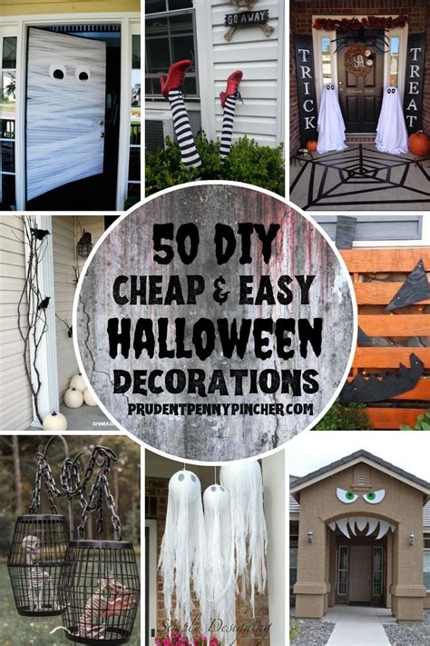 50 Cheap And Easy Diy Outdoor Halloween Decorations Halloween Diy