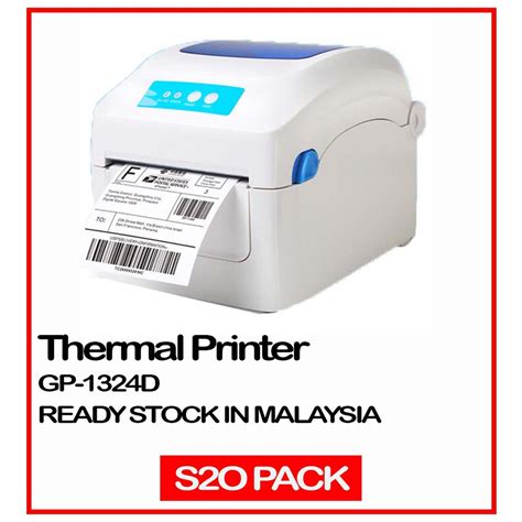 If you want to drop off your parcel, you can scan the barcode on the consignment note, key in your phone. S2O GP1324D Thermal Printer Barcode Label Address GPrinter ...