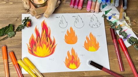 How To Draw Flames In Paint Treatbeyond2