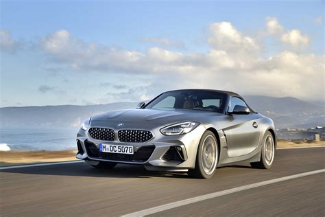 The New Bmw Z4 M40i Roadster In Color Frozen Grey Ii Metallic And 19 M