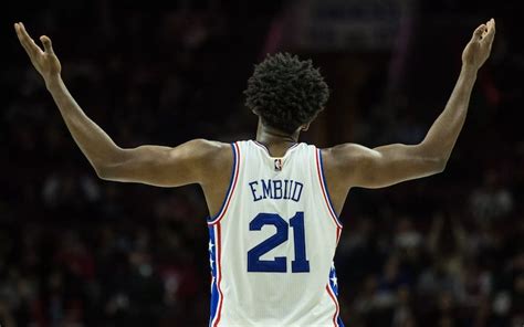Todas las noticias sobre joel embiid publicadas en el país. Le MVP de la nuit : Joel Embiid visait le quadruple double ...