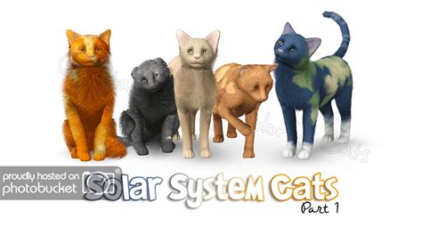 Calistas Crazy Colorful Cats Cat T Solar System Cats Part 1