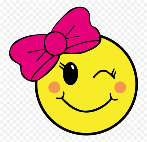 Emoji Svg Happy Face Svg Happy Emoji With A Bowbow Emoji Free