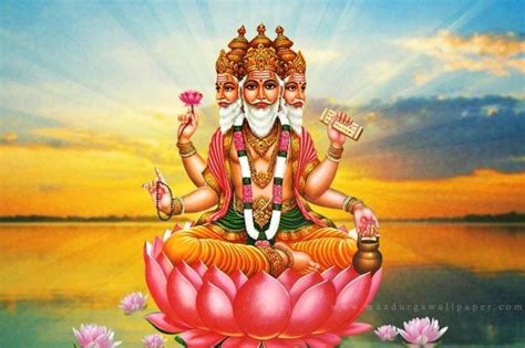 Lord Brahma The Hindu God Of Creation Wordzz