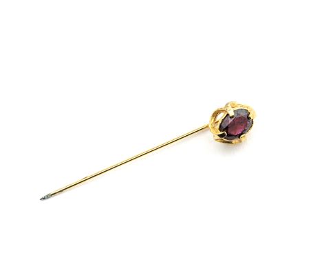 Garnet Jewelry Vintage Stickpin Artzze