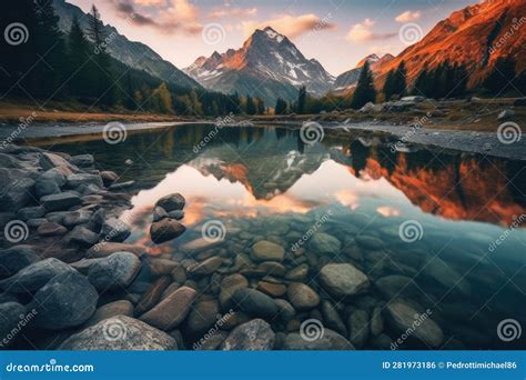 Arctic Wonderland with Polar Bear Stock Illustration - Illustration of