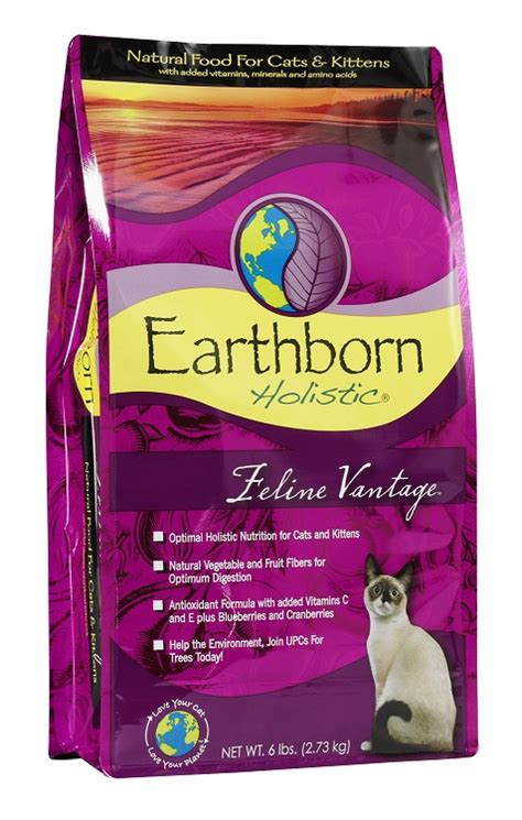 Learn about earthborn cat food and find out if these brands meet the needs of your cat. Earthborn Holistic Feline Vantage Natural Cat Food (14 lb ...