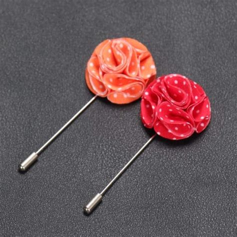 Wholesale Flower Lapel Pins For Suit Lapel Flower Pin In Bulk