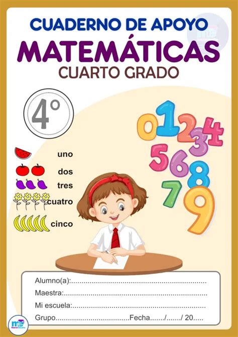 Cuaderno De Apoyo MatemÁticas 4° Grado Materiales Educativos