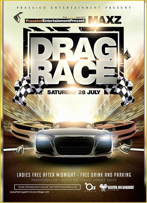 Free Race Flyer Template Of 23 Racing Flyer Designs Psd Vector Eps 