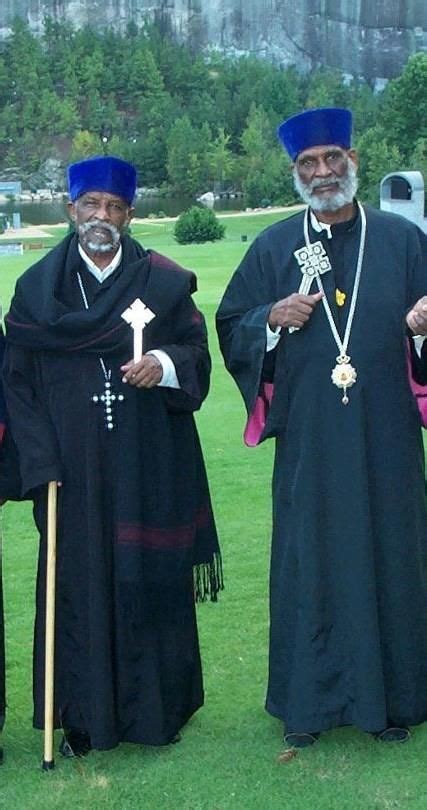 Eritrean Patriarch Abune Antonios And Abune Diosqoros July 2002 Usa