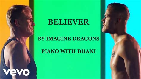 Believer Imagine Dragons Piano With Dhani Youtube