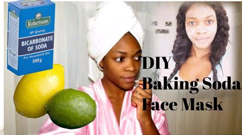 Diy Baking Soda Face Mask For Clear Skin Youtube