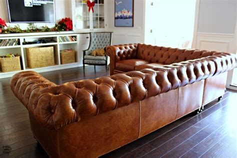 A Leather Chesterfield Sectional Sofa A Great Option To Buy A Sofa And