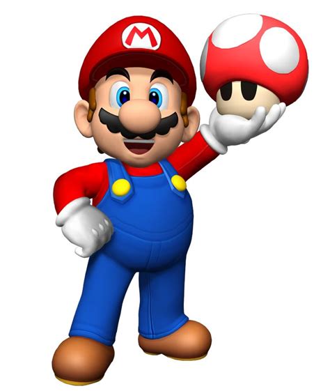 Mario with a Super Mushroum by Banjo2015 in 2021 | Super mario bros, Mario, Mario bros