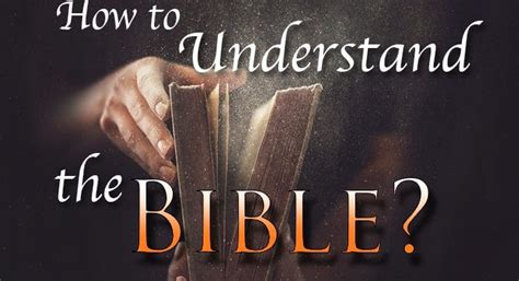 How To Understand The Bible Yahwehs Restoration Ministry