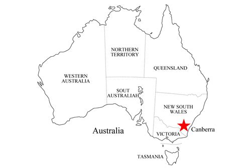 Mapa De Oceania Para Colorear Con Sus Paises Y Capitales Resenhas De Livros