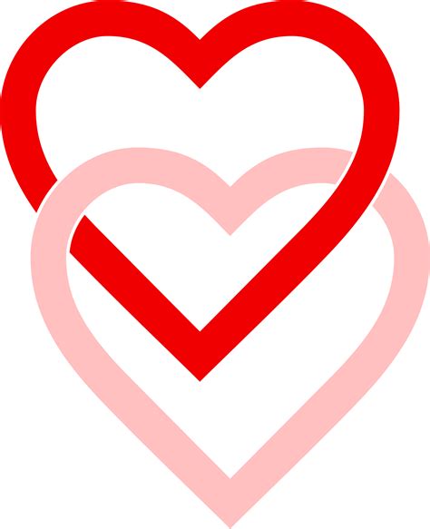 Two Hearts Clipart 13 Buy Clip Art 2 Love Heart Png Transparent Png