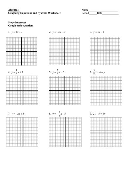 Graphing Linear Equations Practice Worksheet Worksheets For Home Learning