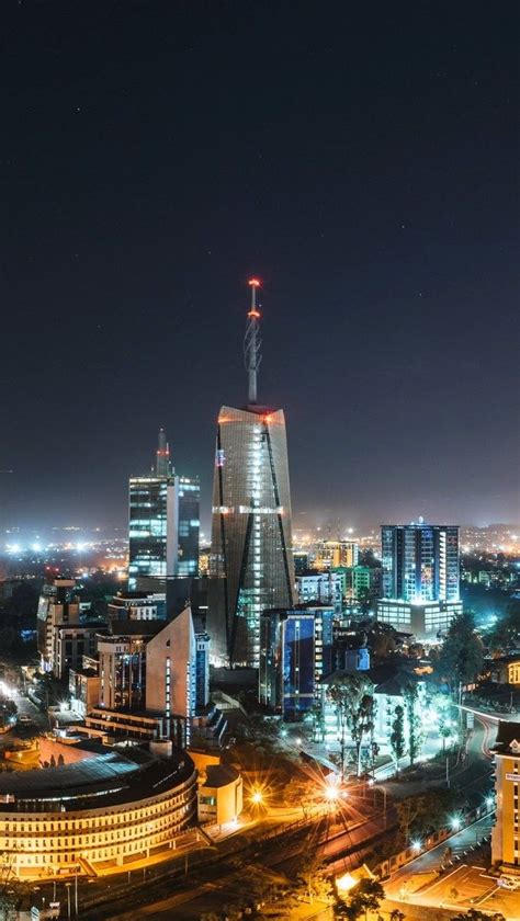 Nairobi By Night Nairobi City Kenya Travel Nairobi