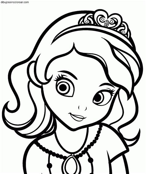 Dibujos Sin Colorear Dibujos De La Princesa Sofía Princesa Disney