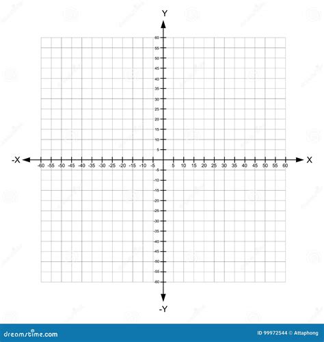 Graph Paper With Numbered Coordinates Up To 20