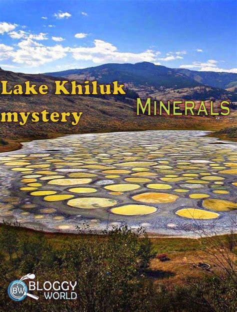 Geographical Features Of The Spotted Lake Lake Khiluk