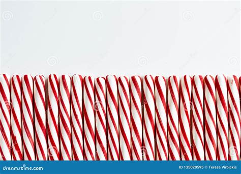 Red And White Striped Peppermint Candies Stock Image Image Of Canes