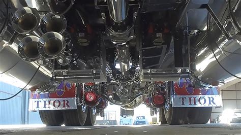 This Custom Big Rig Known As Thor 24 Has 24 Cylinders 12 Superchargers