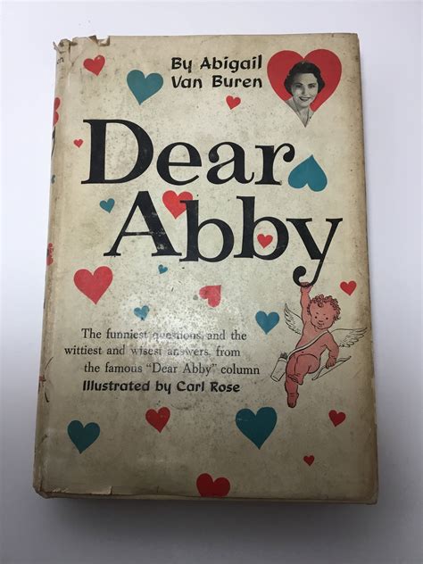 Dear Abby Signed 1958 First Edition Autobiography By Abigail Etsy Dear Autobiography Van