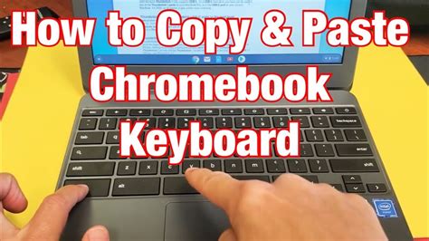 Chromebook How To Copy And Paste W Keyboard Shortcut Youtube
