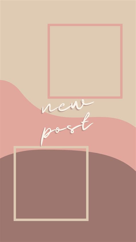 5 instagram new post story templates muted pinks mamascoldcoffeeblog instagram photo frame