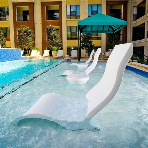 In Pool Lounge Chairs For Baja Shelf In Pool Chaise Ledge Lounger