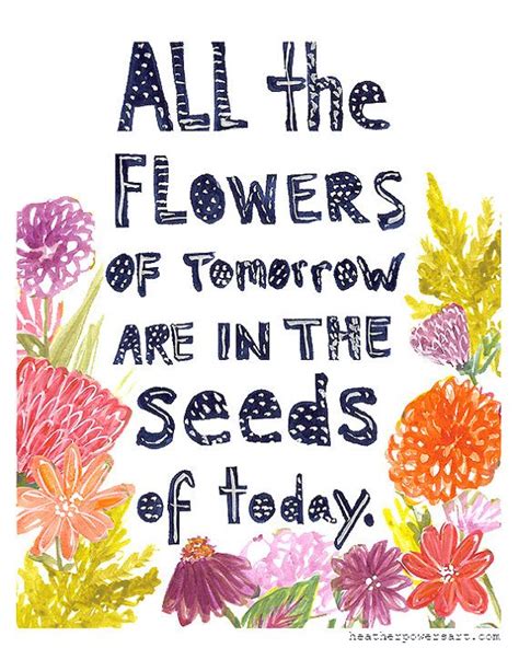 All The Flowers Of Tomorrow Art Print By Humblebeads On Etsy