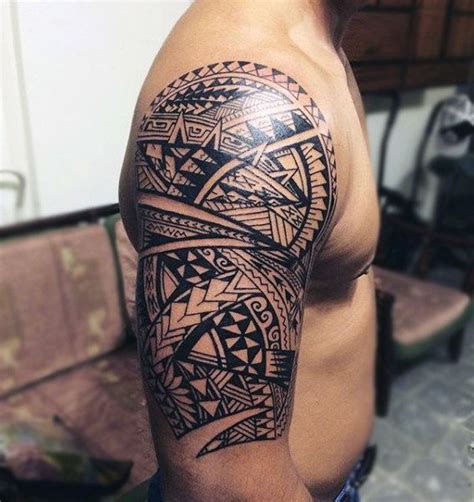 Tattoo Trends Half Sleeve Maori Male Tattoo Design Ideas With Black