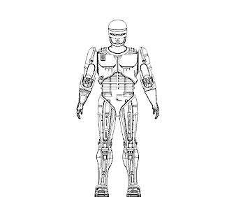 Robocop Sketch By Blastrider On Deviantart Coloring Library