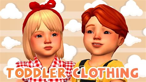 80 Toddler Clothing Showcase W Links Maxis Match I The