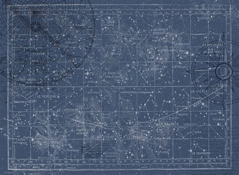 Star Chart Wallpaper Star Map Wall Mural Sky Chart Wall Etsy